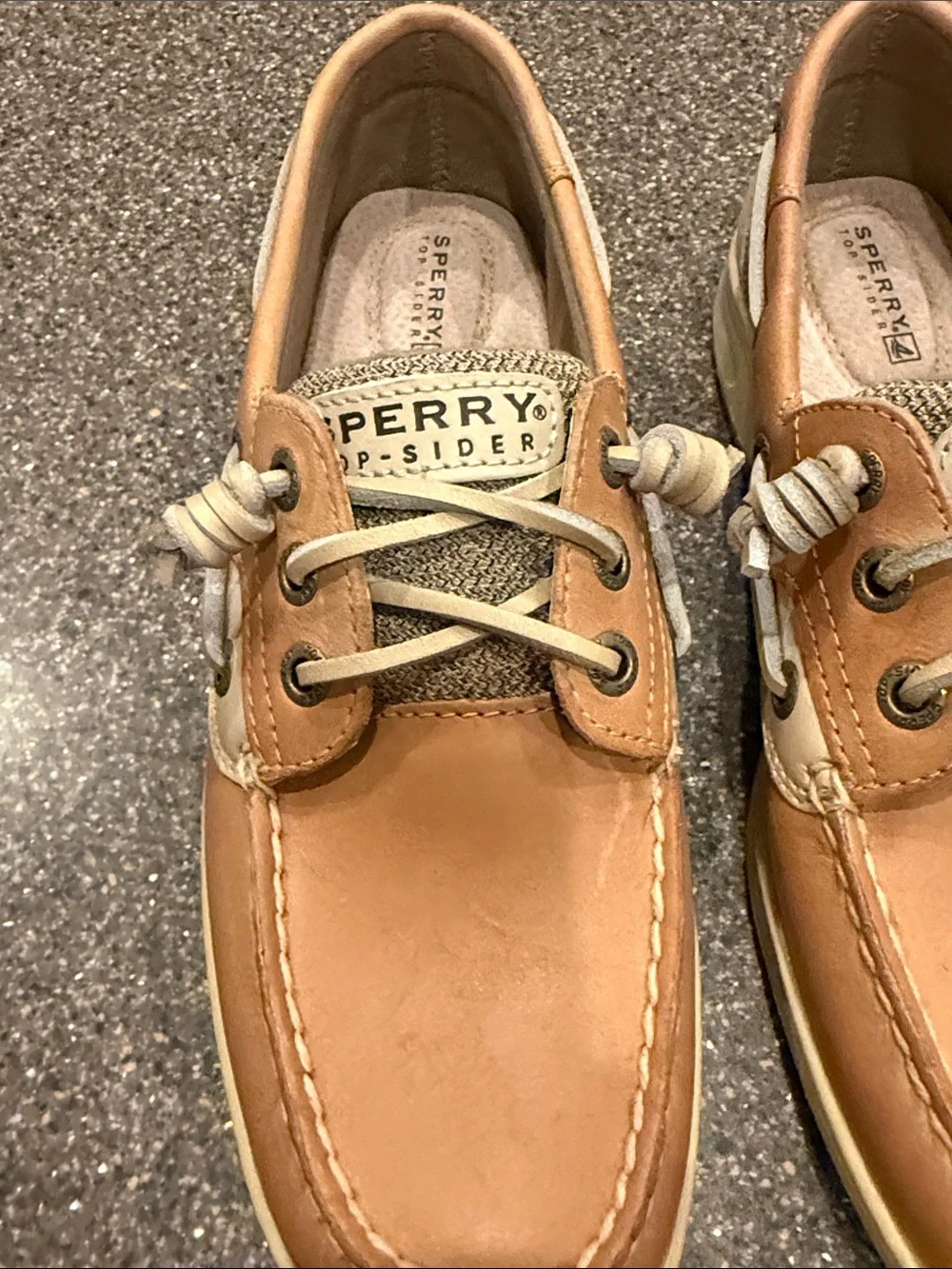 Sperry Women's Tan Leather 2-Eye Boat Shoes